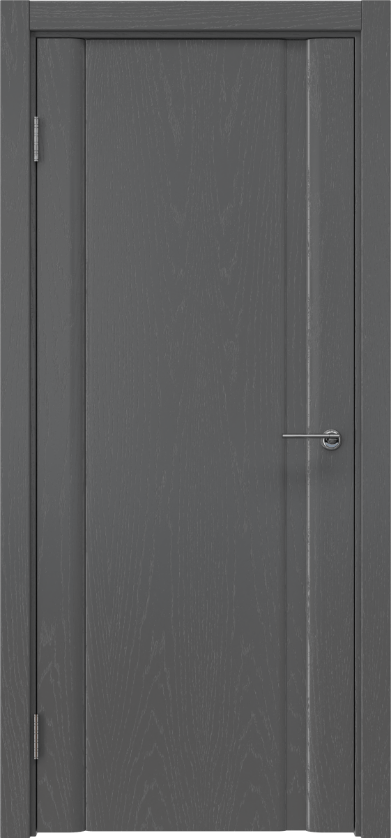 Комплект двери с коробкой GM015 (шпон ясень серый, глухая)