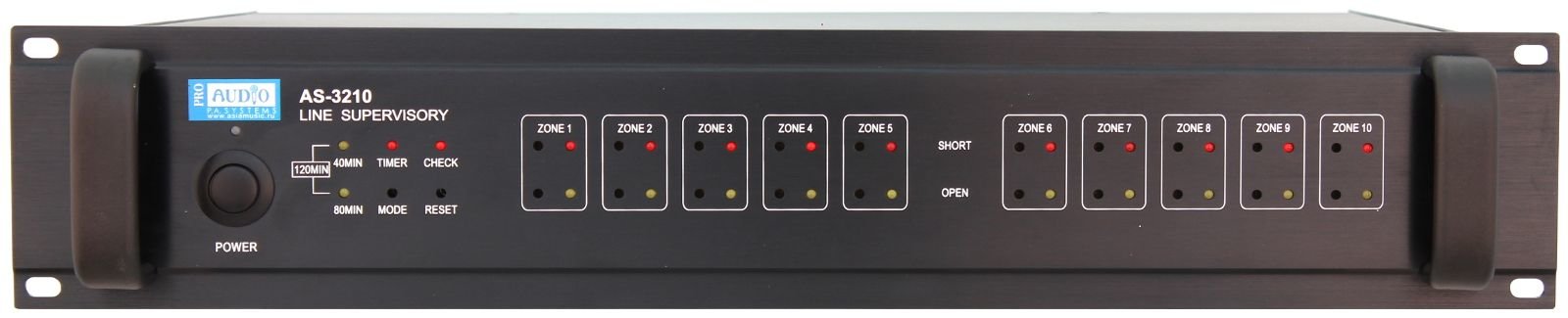 PROAUDIO AS-3210 Контроллер целостности линий громкоговорителей, 10 зон контроля