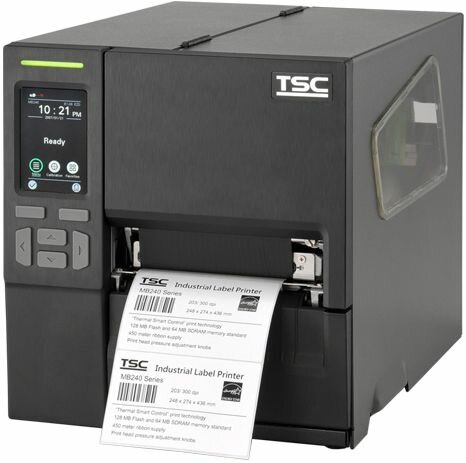 Термотрансферный принтер TSC MB340T SU Ethernet, USB-Host, RTC, отделитель, смотчик подложки (99-068A002-0202TR)