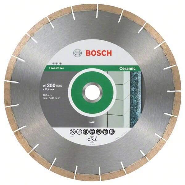 Алмазный диск Best for Ceramic  Stone 300x25.4mm Bosch [2608603602]