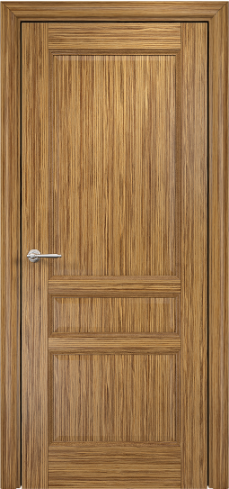 Дверь Оникс модель Италия 3 Цвет:Зебрано Остекление:Без стекла