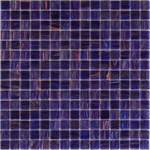Мозаика стеклянная Alma STE53 Чист цвета 20 мм Stella стек,фиолет,глянц,32.7x32.7