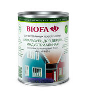 Аквалазурь для дерева, индустриальная Biofa 8101 (Биофа 8101) 10 л.