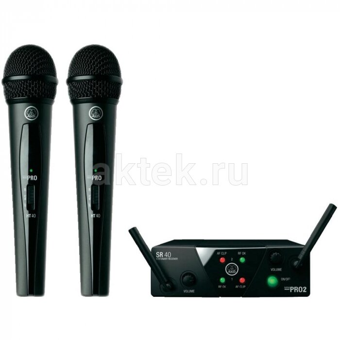 Комплект 2 радиомикрофона AKG WMS40 Mini2 Vocal Set US45AC