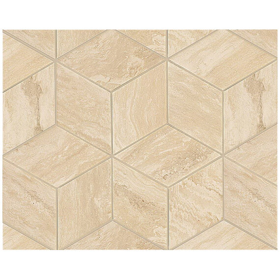 Мозаика Atlas Concorde Marvel Pro Travertino Alabastrino Mosaico Esagono Lappato 30x35 ADVL, м²