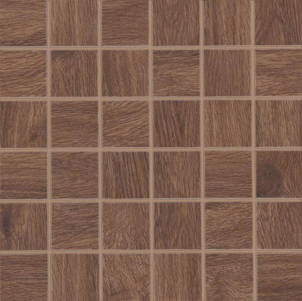 Мозаика облицовочная керамогранит Marazzi Treverkhome MH54_TreverkhomeMosaicoCastagno ( м2)