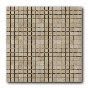 Мозаика из натурального камня ArtNatura Marble Mosaic Botticino Classico (плитка 15x15 мм), лист 305x305 мм (0,47м2)