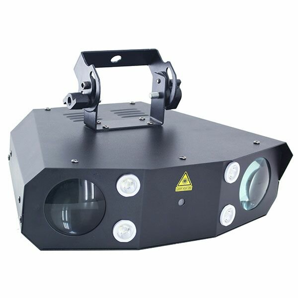 Nightsun SPG601 динамический световой прибор, 2 сканера + RG лазер 200 мВт, DMX, авто, звуковая активация