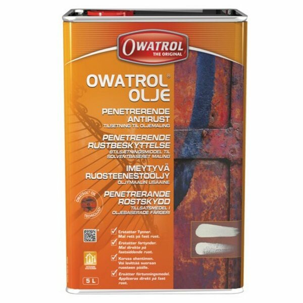 Проникающее масло Owatrol Deks Olje D1 5 л матовое для защиты дерева от гниения