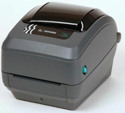 Принтер термотрансферный Zebra GX43 GX43-102421-000 300dpi, 19-108mm, 102mm/s, RS232, USB, 10/100 Ethernet, отделитель этикеток