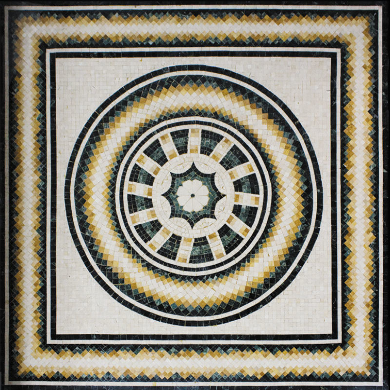 Декор напольный Natural Mosaic Мозаичные ковры PH-03 1000x1000 мм (Мозаика)