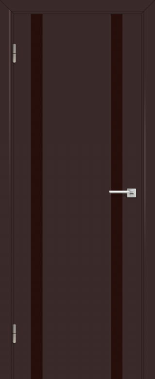 Межкомнатная дверь экошпон PROFIL DOORS 9E (Тёмно-коричневый)