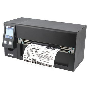 Принтер этикеток термотрансферный Godex HD-830, промышленный, 300 dpi, 255 мм, 102 мм/с, USB, RS-232, USB-Host, Ethernet, сенсорный ЖК дисплей