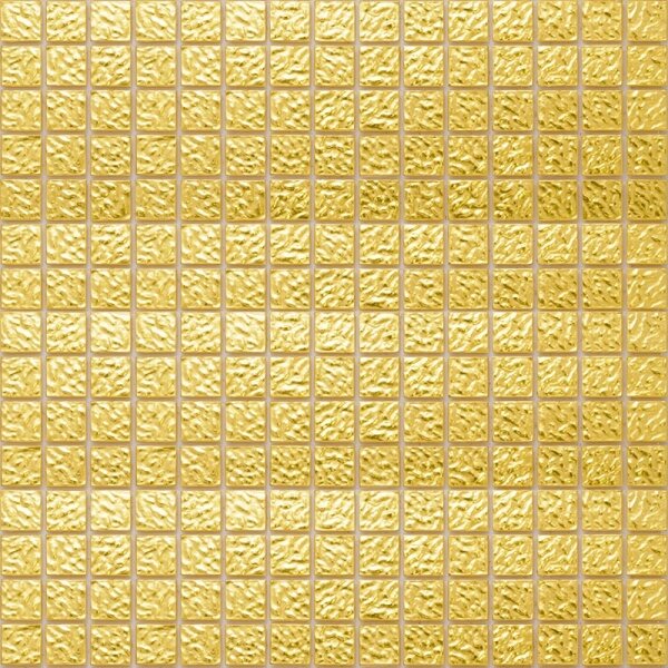 Мозаика стеклянная Alma GM02 формованное желтое золото,глянцевая , 32.7x32.7