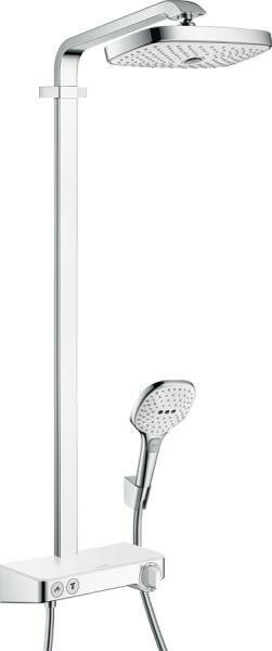 Душевая система «Hansgrohe» Raindance Select E 27126400 с термостатом белый/хром