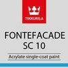 Tikkurila Fontefacade SC 10 / Тиккурила Фонтефасад СЦ 10 Однокомпонентная водоразбавляемая быстросохнущая акрилатная краска База С 18л