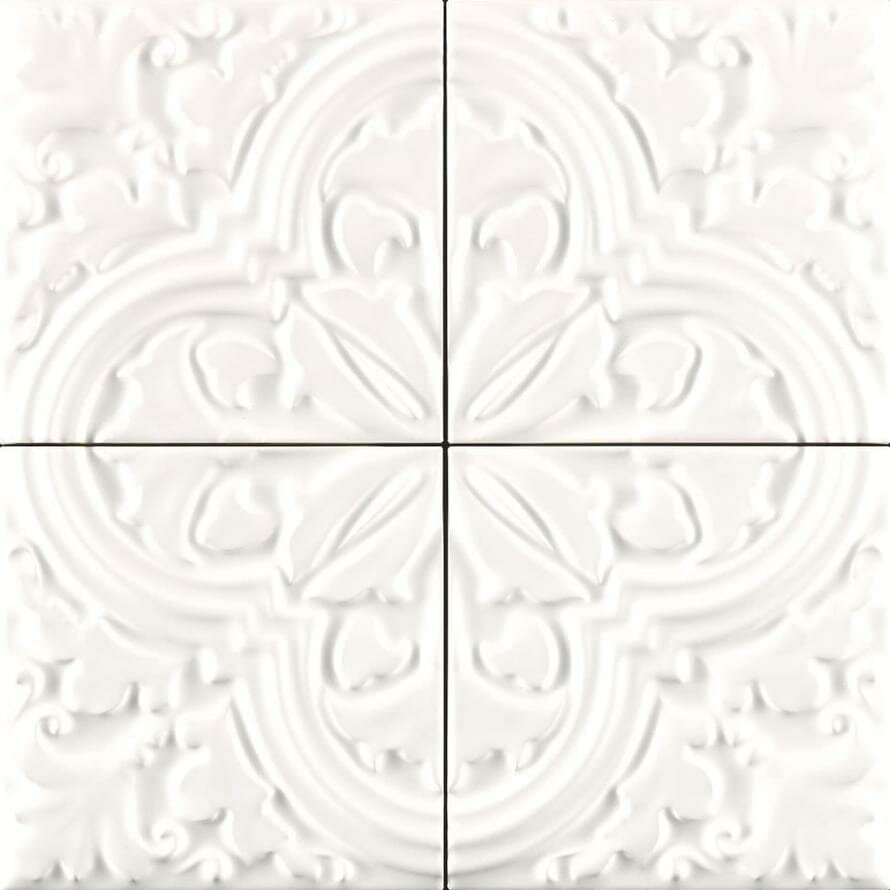 Керамическая плитка Ceramiche Grazia Formelle Algarve Bianco 13x13