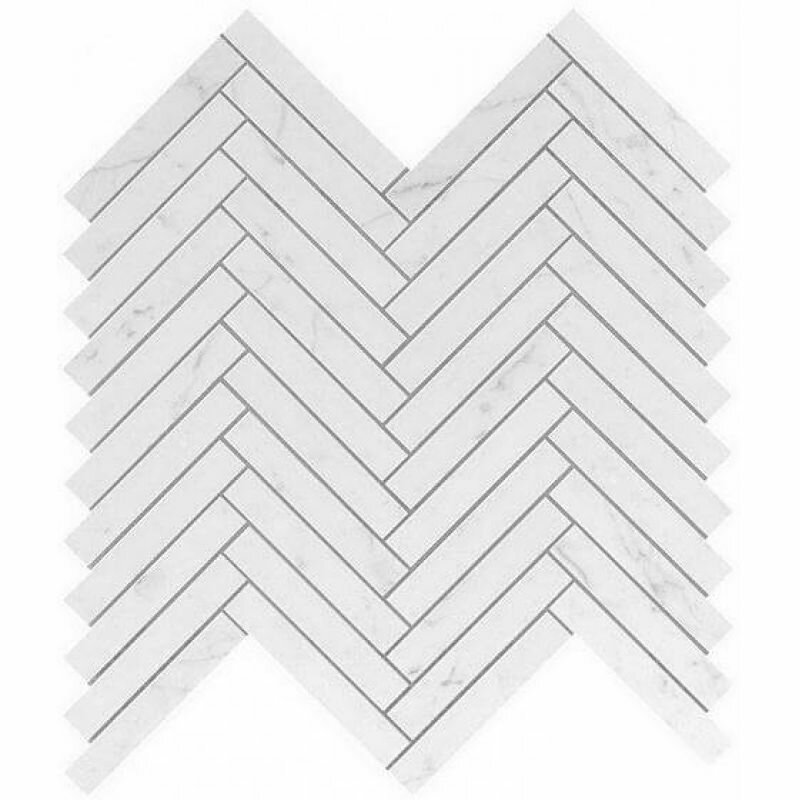 Мозаика Marvel Carrara Pure Herringbone Wall 30x30,5 ATLAS CONCORDE 9SHC