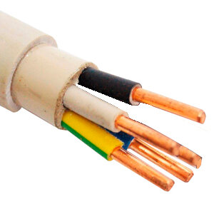 Севкабель кабель силовой NYM 4х4мм (100м) ГОСТ / севкабель провод силовой NYM 4х4мм (100м) ГОСТ