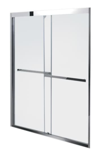 Душевая дверь Aquanet DELTA 1500х2000 прозрачное стекло/профиль хром, 2 откатные двери 183849