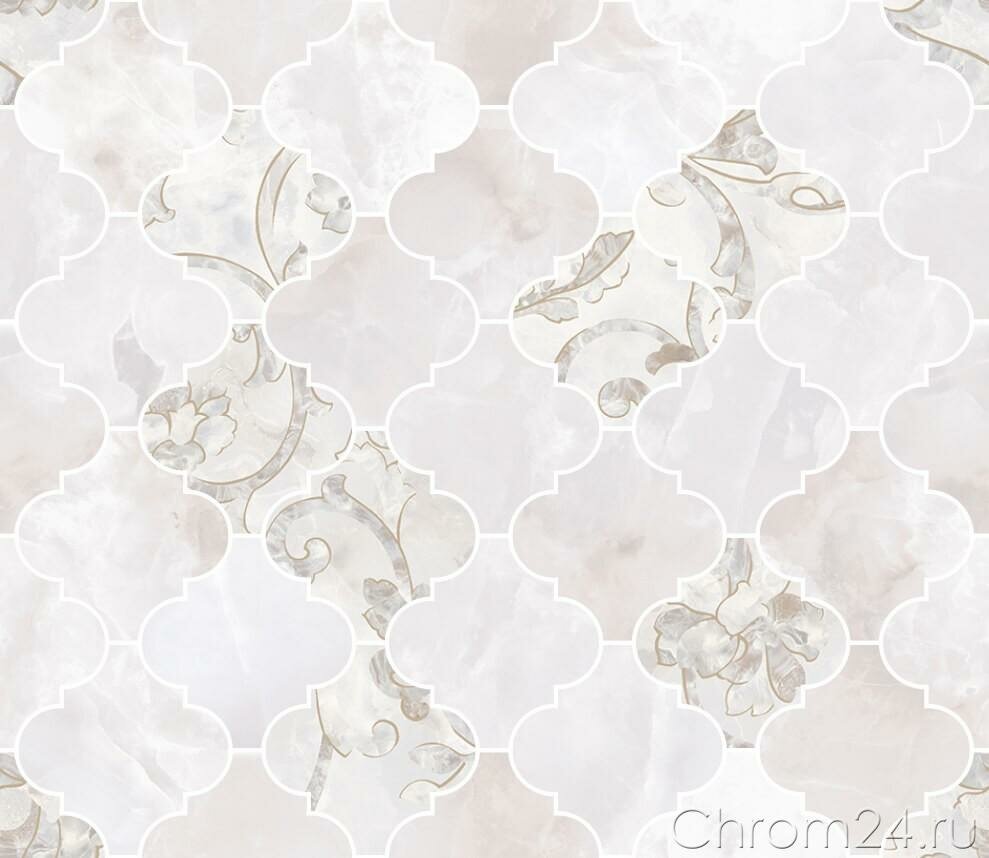 Versace Emote Mosaico Arabescato Onice Bianco керамогранит (35 x 35 см) (262620)
