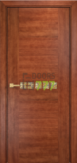 Дверь Оникс модель Акцент Цвет:Тёмный анегри Остекление:Без стекла
