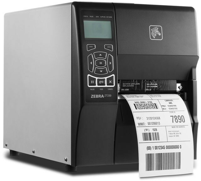 Принтер этикеток Zebra ZT230 (ZT23042-T0E200FZ) термотрансферный, 203 dpi, RS232, USB, Ethernet