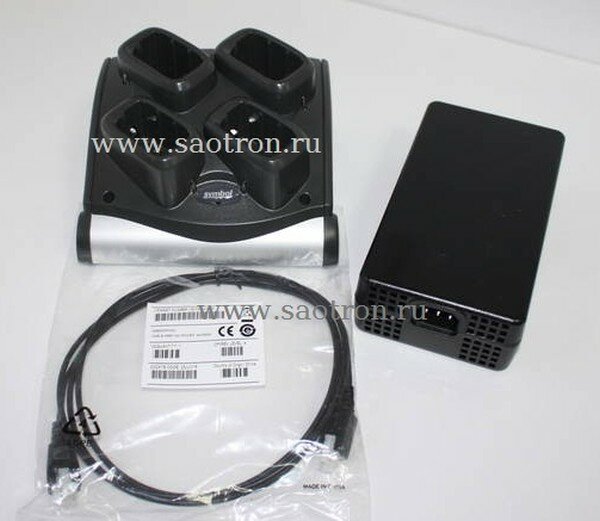 зарядное устройство kit:mc9000 four slot battery charger, es zebra / motorola symbol KIT-SAC9000-4001ES