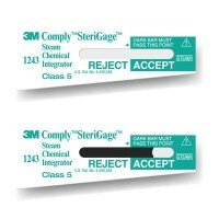 Индикатор химический Comply SteriGage, для контроля процеса паровой стерилизации, класс 5, 2х500шт, 1243А