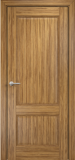 Дверь Оникс модель Италия 2 Цвет:Зебрано Остекление:Без стекла