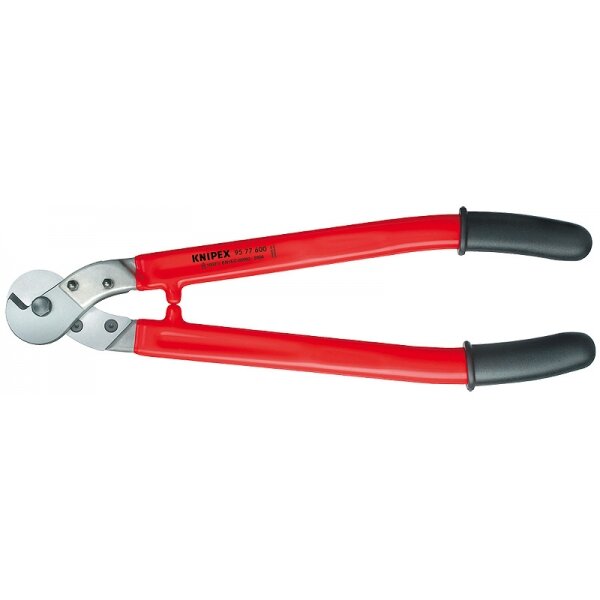 Изолированные ножницы VDE для резки проволочных тросов и кабелей Knipex KN-9577600