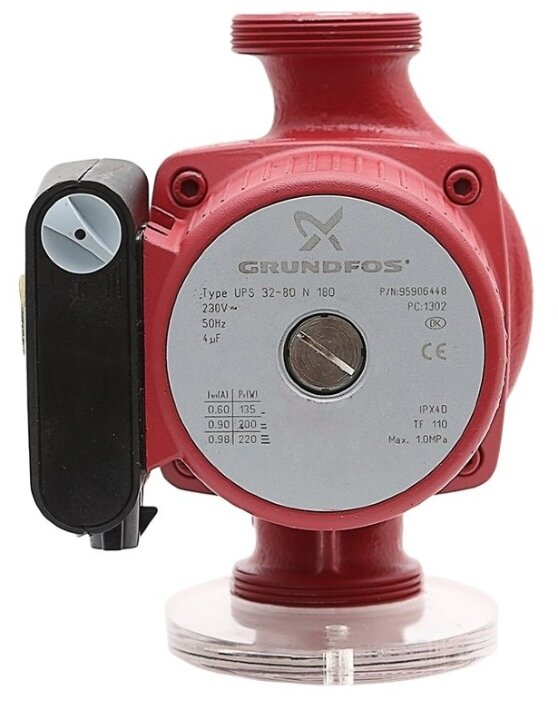 Циркуляционный насос Grundfos UPS 32-80 N 180 (235 Вт)