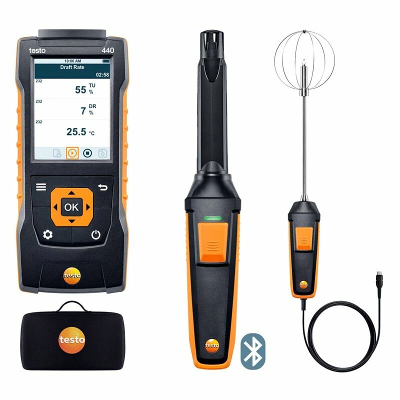 Testo 440. Комплект уровня комфорта