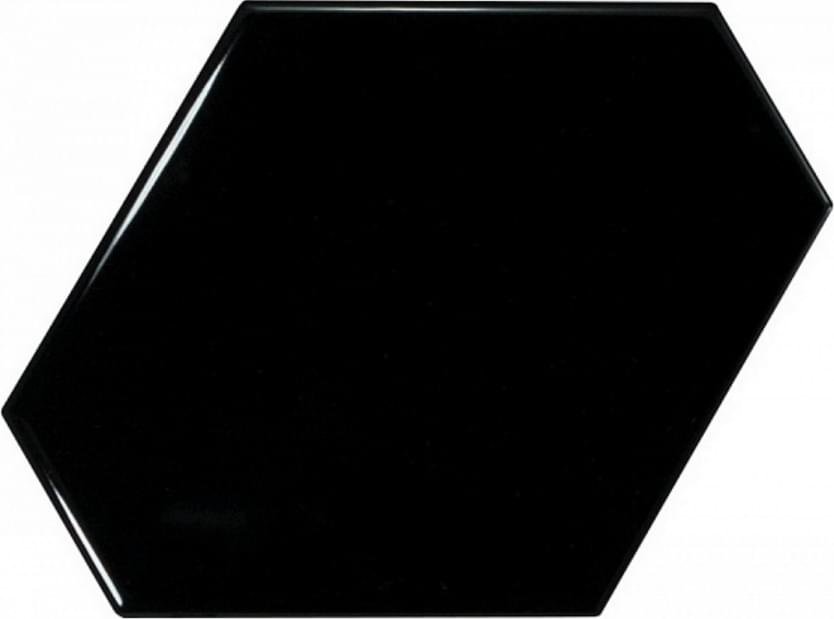 Мозаика Equipe Scale Benzene Mosaic Black 25.5x44