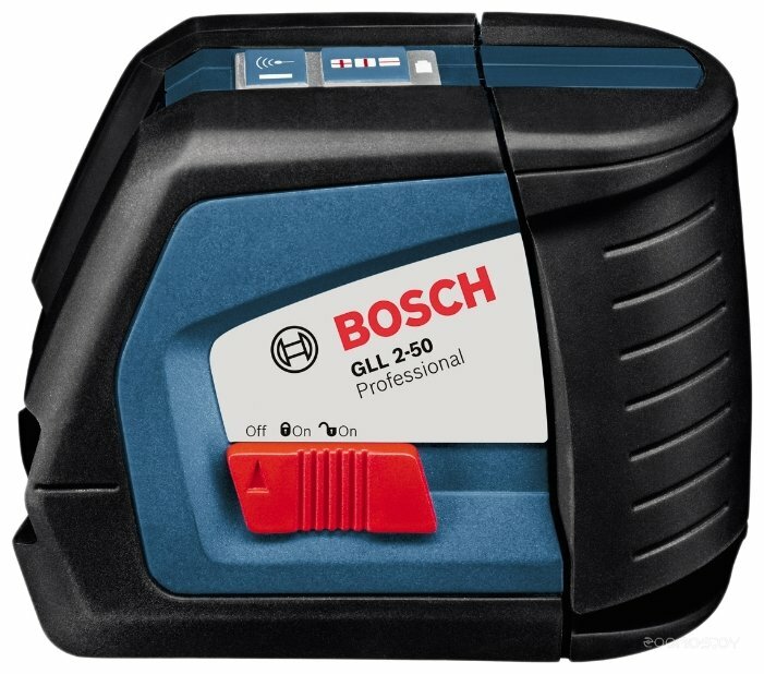 Лазерный уровень самовыравнивающийся BOSCH GLL 2-50 Professional + BM 1 Professional + L-BOXX 136 + LR 2 Professional (0601063109)