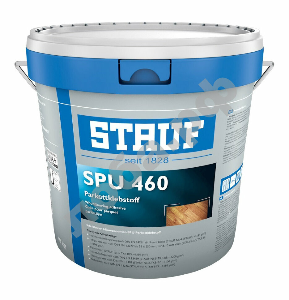 STAUF SPU-460 P эластичный полиуретановый паркетный клей 18 кг
