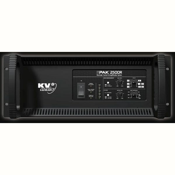 KV2AUDIO KV2 EPAK2500R - усил.-контролер 4-полосный серии ES, 2500Вт, кросс, лим., Rack, компл.ак.кабелей