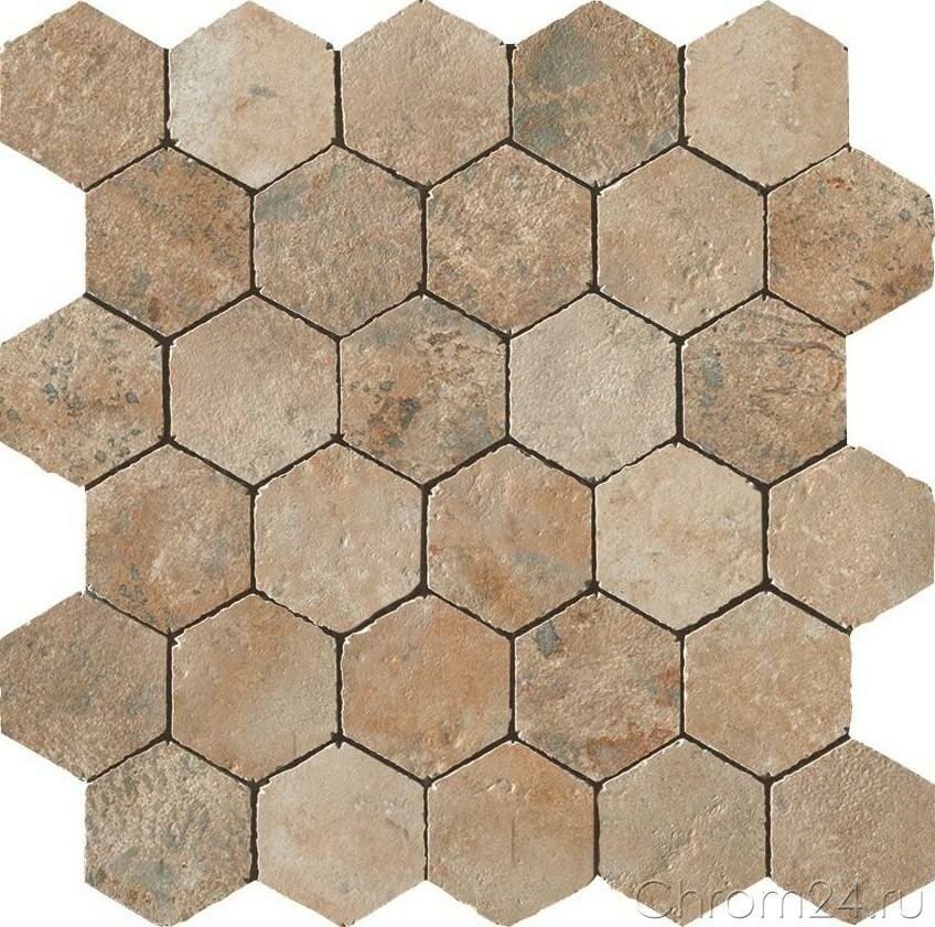 Atlas Concorde Aix Honeycomb Tumbled Beige керамогранит (31 x 30 см) (A0UB)