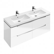 Тумба под раковину Villeroy  Boch Subway 2.0 A699 10 HD (A69910HD) (1287х520), белый глянцевый