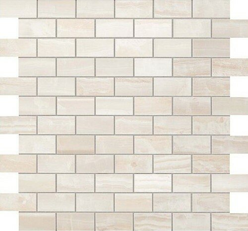 Мозаика Atlas Concorde Rus SUPERNOVA ONYX S.O. Pure White Brick Mosaic 30,5х30,5/С.О. Пьюр Вайт Брик Мозаика 30,5х30,5 (600110000202) (30.5x30.5 см.)