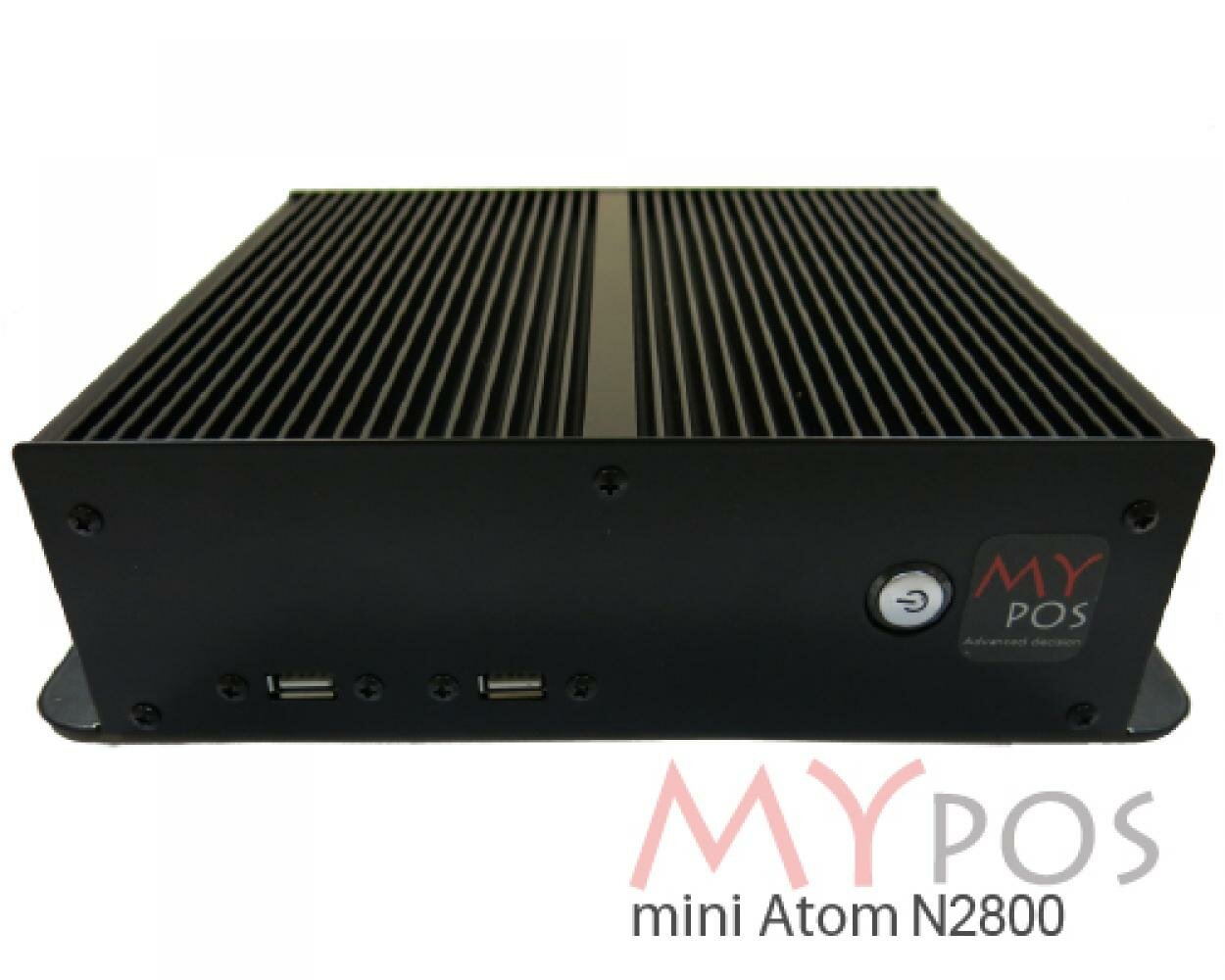 POS-компьютер myPOS mini 3 Atom N2800, RAM 2Gb, SSD 60GB, 6 USB, 6 COM, PS/2, LPT, без ОС