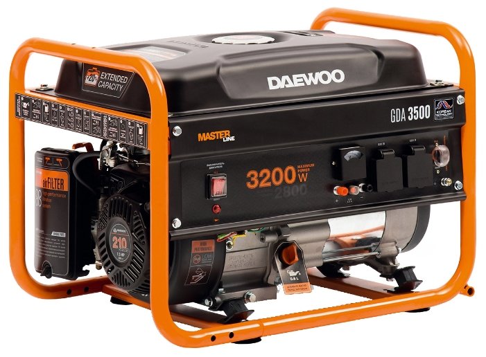 Бензиновый генератор Daewoo Power Products GDA 3500 (2800 Вт)