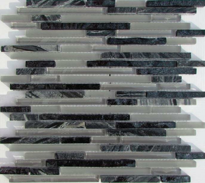 Мозаика Liya Mosaic Stripes Grey 30.1x30.1