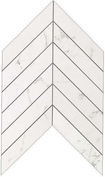 Мозаика Atlas Concorde Marvel Stone Carrara Pure Chevron Wall 30.5x25