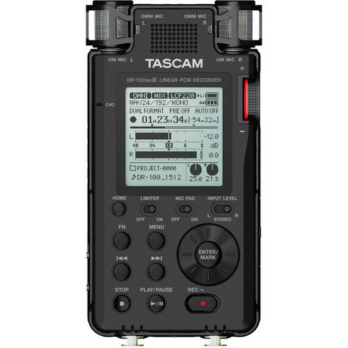 Студийный рекордер/проигрыватель TASCAM DR-100 MKIII