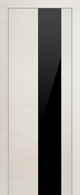 Profil Doors Z5 Эш Вайт Кроскут (черный глянец)