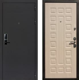 Дверь входная (стальная, металлическая) Сенатор Практик 3К Electro 5230 ФЛ-183 quot;Беленый дубquot; с электронным замком