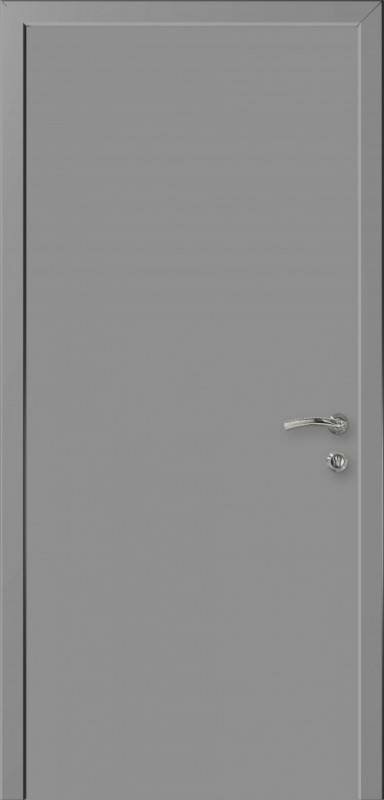 Дверь влагостойкая Kapelli Classic Гладкая, RAL 7040 серый (ДГ 21-11, 21-12)