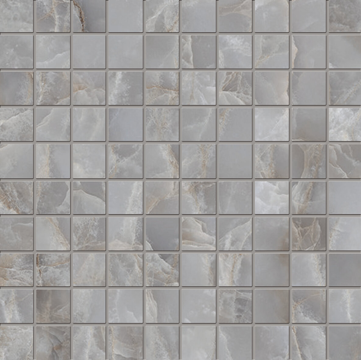 Мозаика облицовочная керамогранит Emilceramica Tele di Marmo Reloaded E0QN Mosaico Onice Klimt Naturale ( м2)