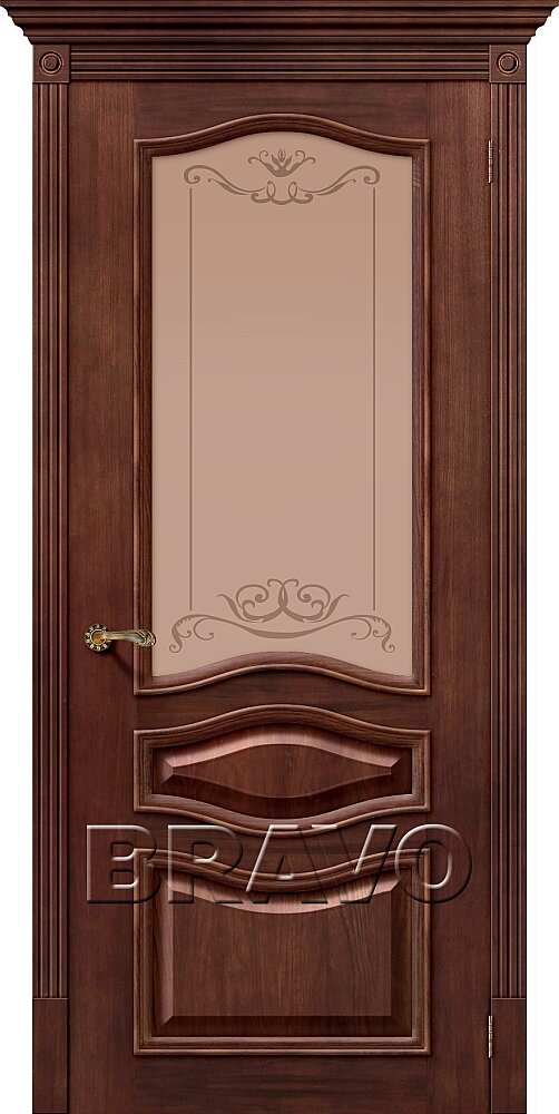 Дверь Браво, Dveri Bravo, Леона Д-25 (Голд), дверь межкомнатная